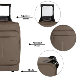 New Rebels Harper Laredo Taupe 29L On Board Trolley Wasserabweisend