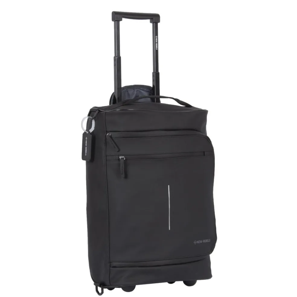 New Rebels Harper Laredo Schwarz 29L On Board Trolley Wasserabweisend