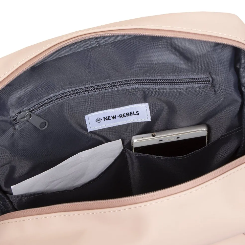 New Rebels Harper Miami Altrosa 10L Rucksack Wasserabweisend Laptop 13"