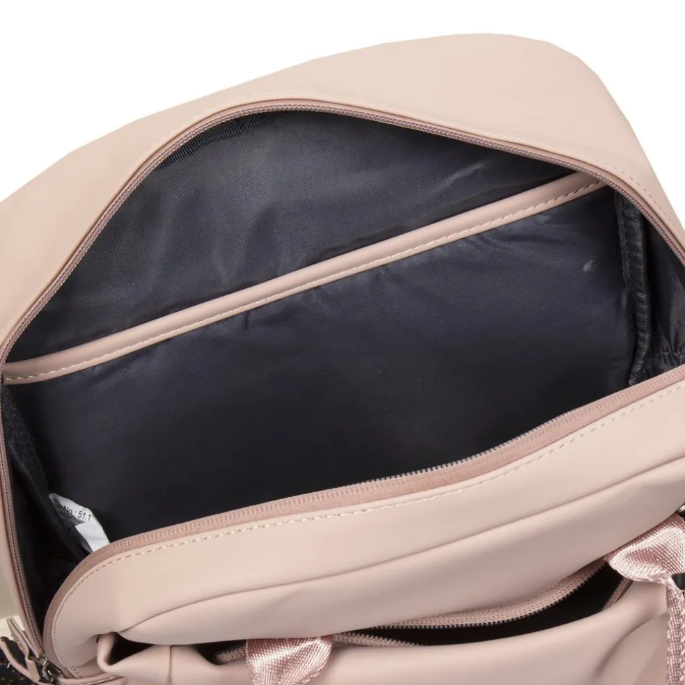 New Rebels Harper Miami Altrosa 10L Rucksack Wasserabweisend Laptop 13"