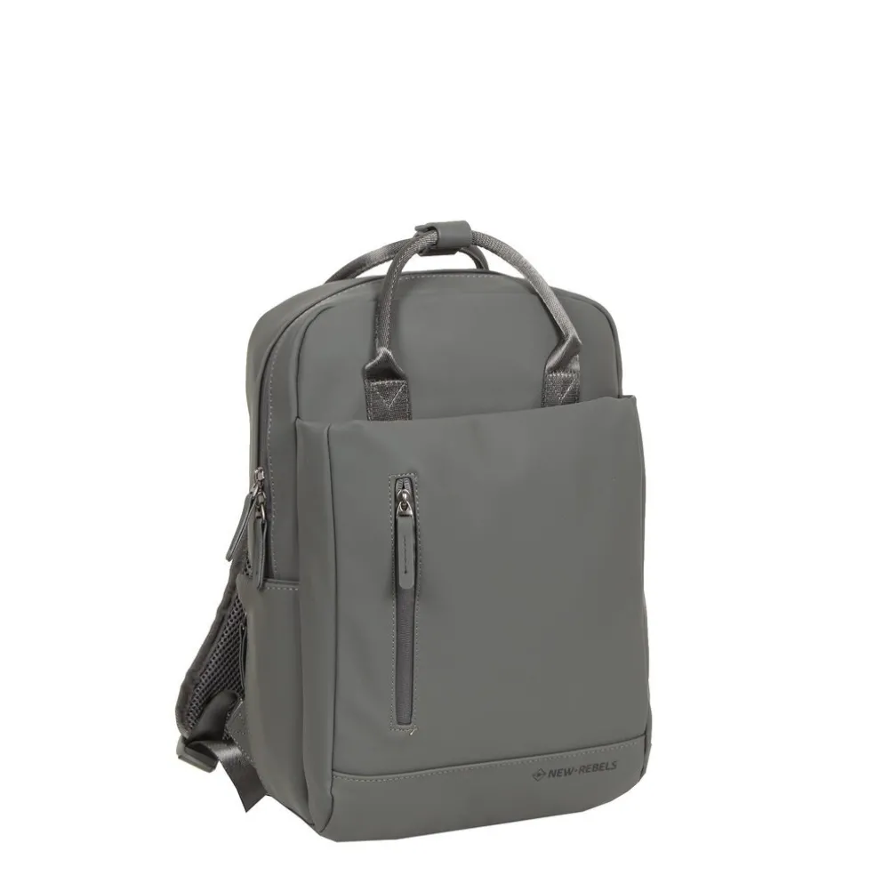 New Rebels Harper Miami Anthrazit 10L Rucksack Wasserabweisend Laptop 13"