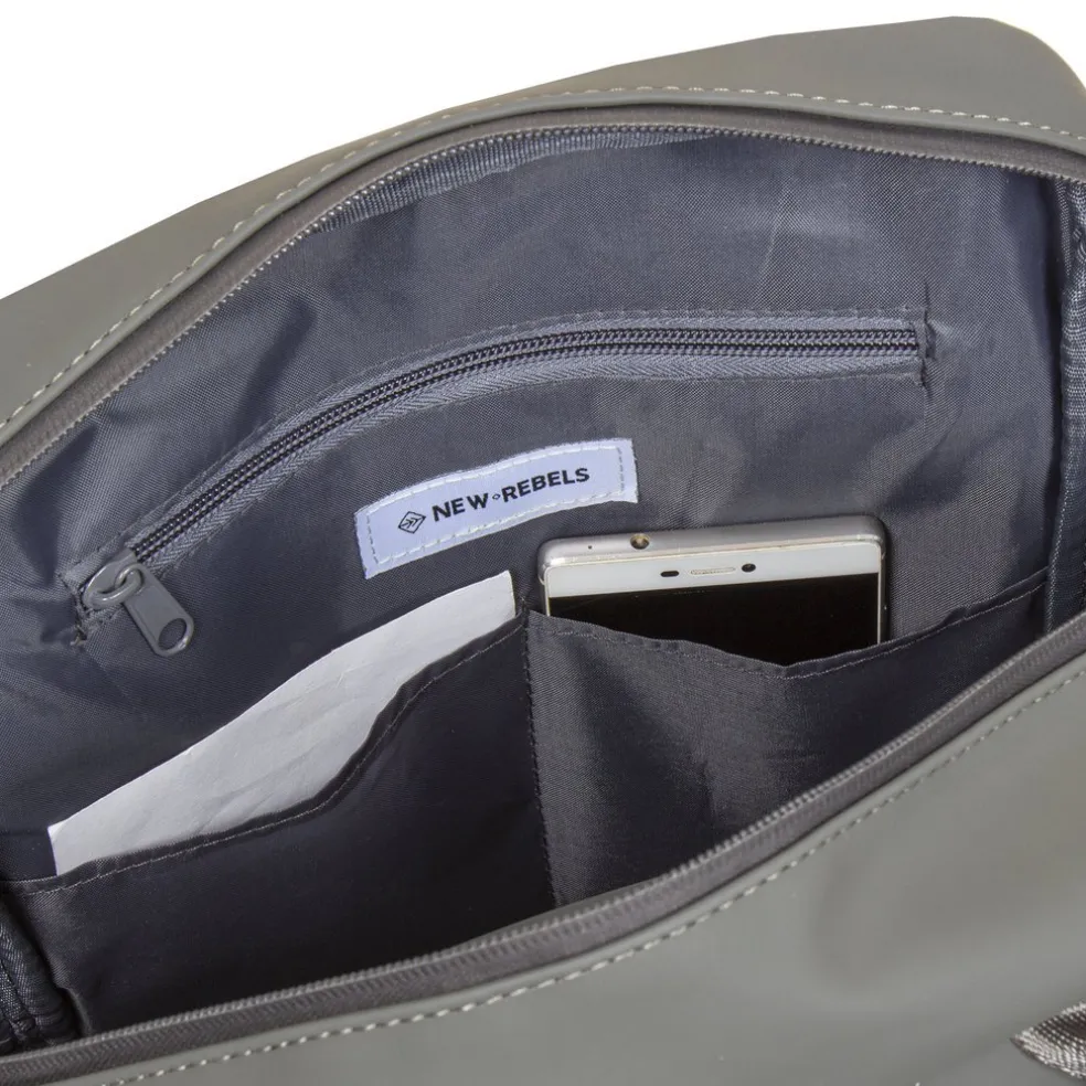 New Rebels Harper Miami Anthrazit 10L Rucksack Wasserabweisend Laptop 13"
