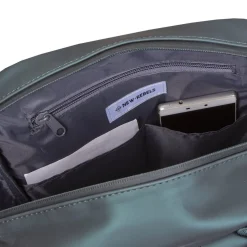 New Rebels Harper Miami Metallic Grün 10L Rucksack Wasserabweisend Laptop 13