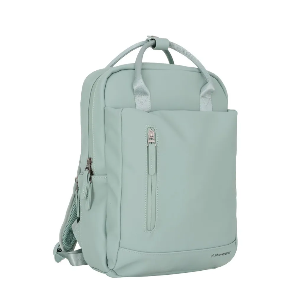 New Rebels Harper Miami Sali Grun 10L Rucksack Wasserabweisend Laptop 13"