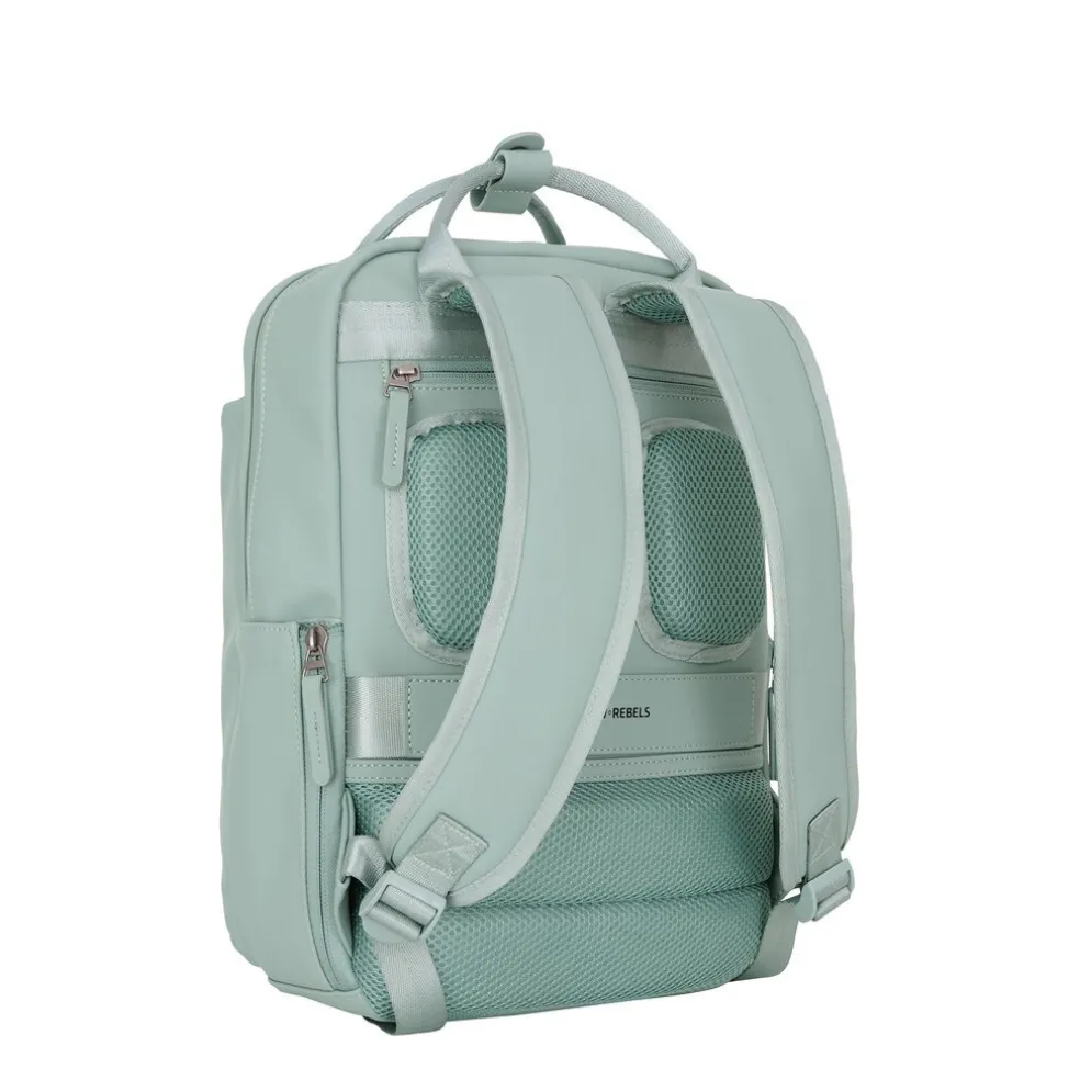New Rebels Harper Miami Sali Grun 10L Rucksack Wasserabweisend Laptop 13"