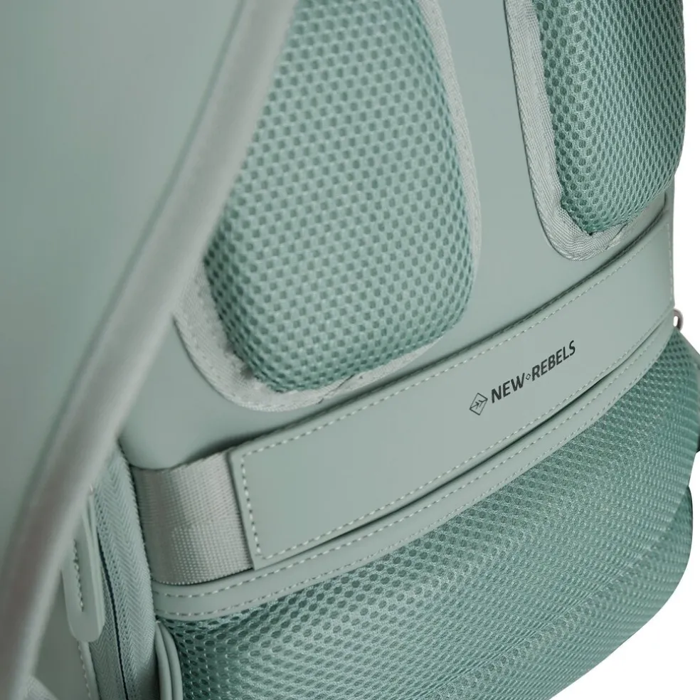 New Rebels Harper Miami Sali Grun 10L Rucksack Wasserabweisend Laptop 13"