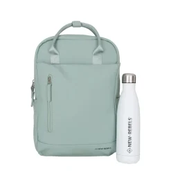 New Rebels Harper Miami Sali Grun 10L Rucksack Wasserabweisend Laptop 13