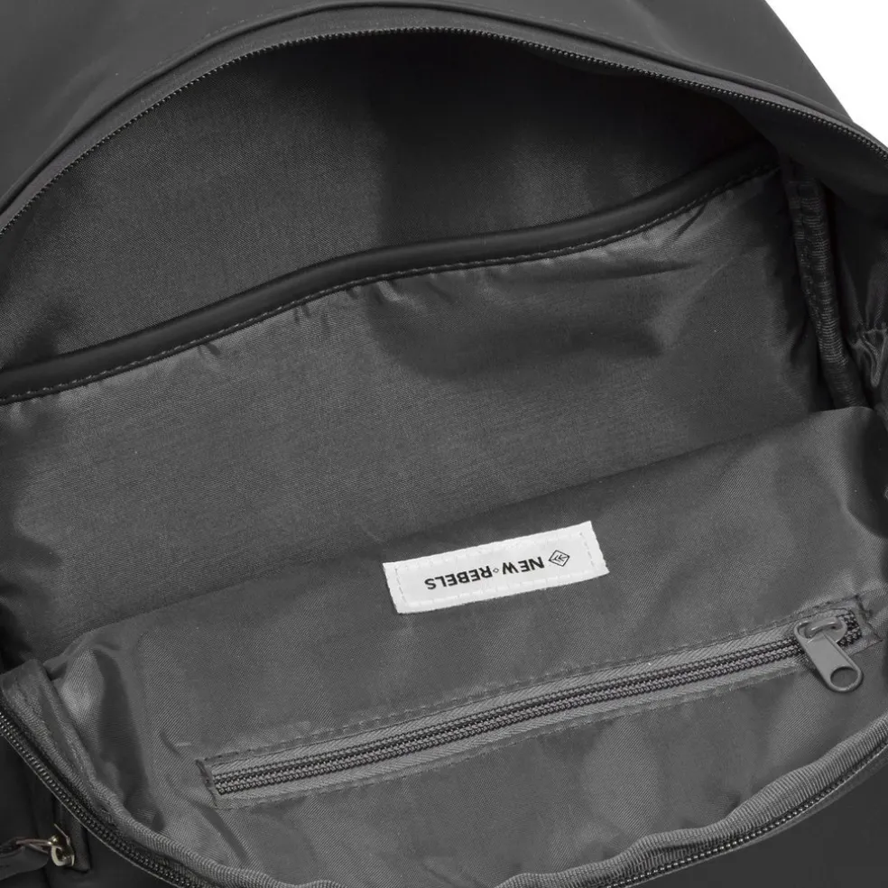 New Rebels Harper Providence Schwarz 12L Rucksack Wasserabweisend Laptop 11.6"