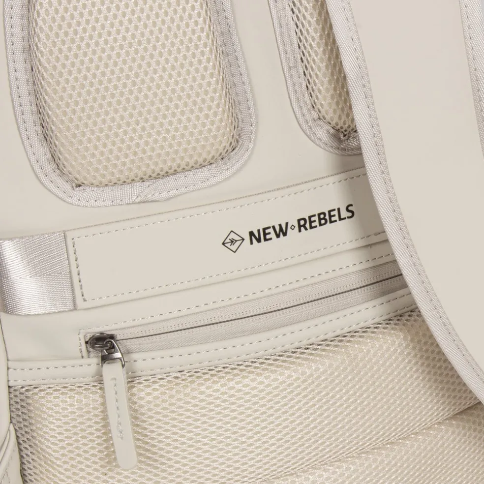 New Rebels Harper Providence Beige 12L Rucksack Wasserabweisend Laptop 11.6"
