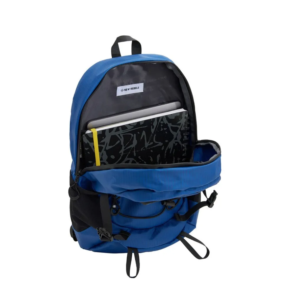 New Rebels Hugo Brentwood Wasserdichtes Licht Rucksack Wandern Rucksack 11 Liter Marine Blau