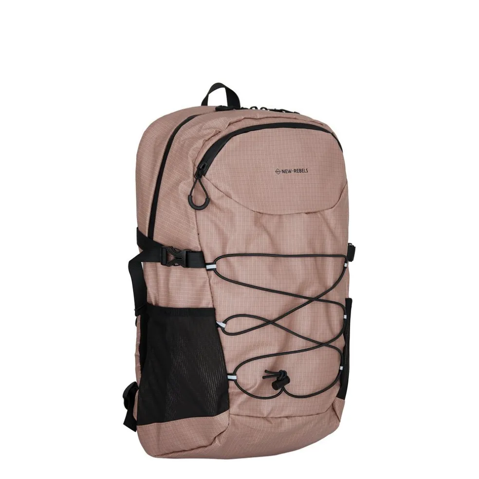 New Rebels Hugo Carmichael Wasserdicht Rucksack: 26-Liter-Wanderrucksack Old Pink