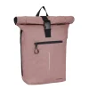 New Rebels Hugo New York 17L Wasserdichter Rolltop-Rucksack Altrosa