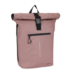 New Rebels Hugo New York 17L Wasserdichter Rolltop-Rucksack Altrosa
