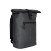 New Rebels Hugo New York 17L Wasserdichter Rolltop-Rucksack Schwarz