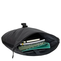 New Rebels Hugo New York 17L Wasserdichter Rolltop-Rucksack Schwarz