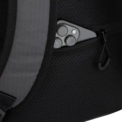 New Rebels Hugo New York 17L Wasserdichter Rolltop-Rucksack Schwarz