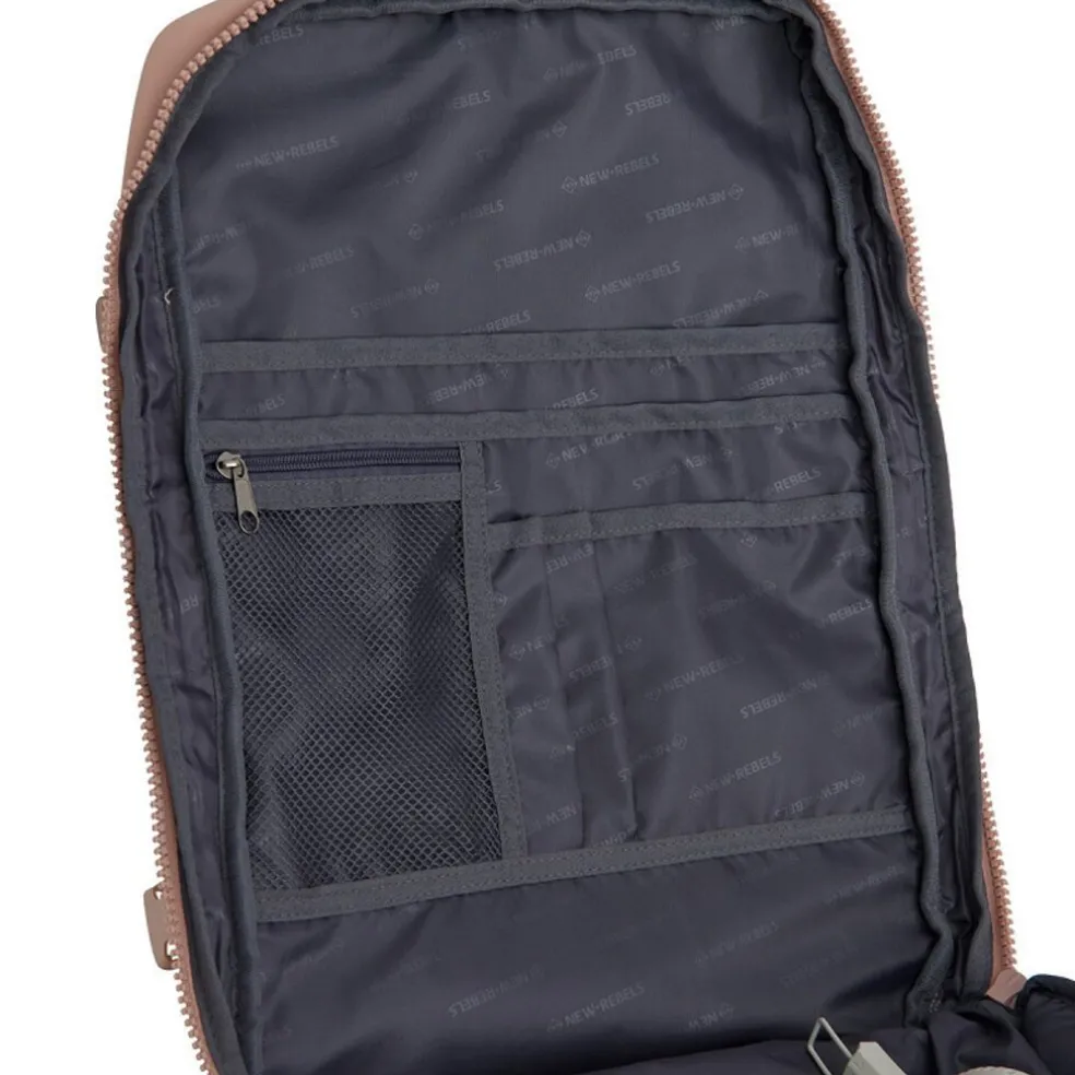 New Rebels Jessi Jessi Womby Kabinenrucksack – 27L Wasserdichter Underseater Handgepäck Rucksack, Flugzeugtauglich 30x20x45cm Pink