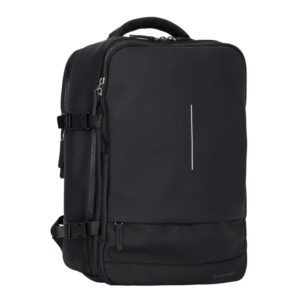 New Rebels Jessi Womby Kabinenrucksack – 27L Wasserdichter Underseater Handgepäck Rucksack, Flugzeugtauglich 30x20x45cm Schwarz