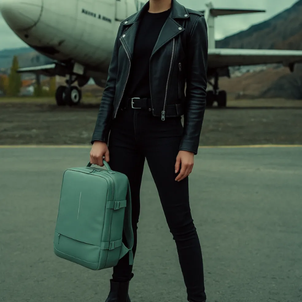New Rebels Jessi Womby Kabinenrucksack – 27L Wasserdichter Underseater Handgepäck Rucksack, Flugzeugtauglich 30x20x45cm Schwarz