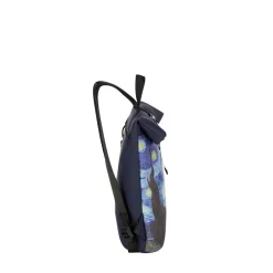 New Rebels Los Angeles Starry Night Small 7L Rucksack Rolltop Wasserabweisend