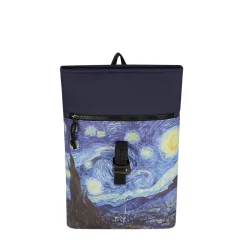 New Rebels Los Angeles Starry Night Small 7L Rucksack Rolltop Wasserabweisend