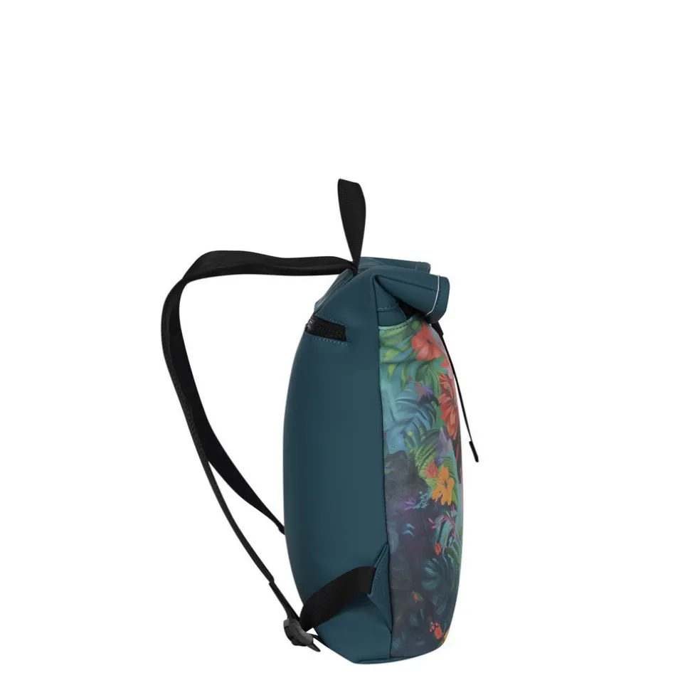 New Rebels Mart Art - Los Angeles Flowerhead Rolltop Rucksack