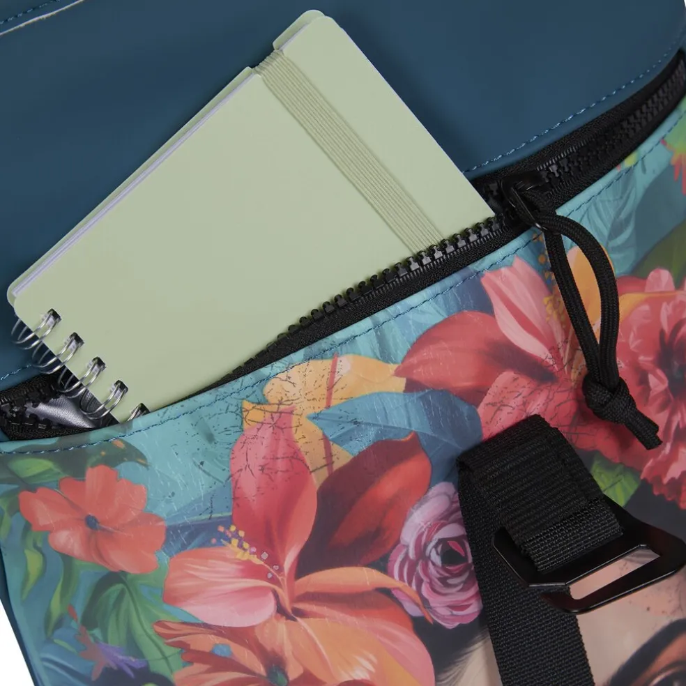 New Rebels Mart Art - Los Angeles Flowerhead Rolltop Rucksack