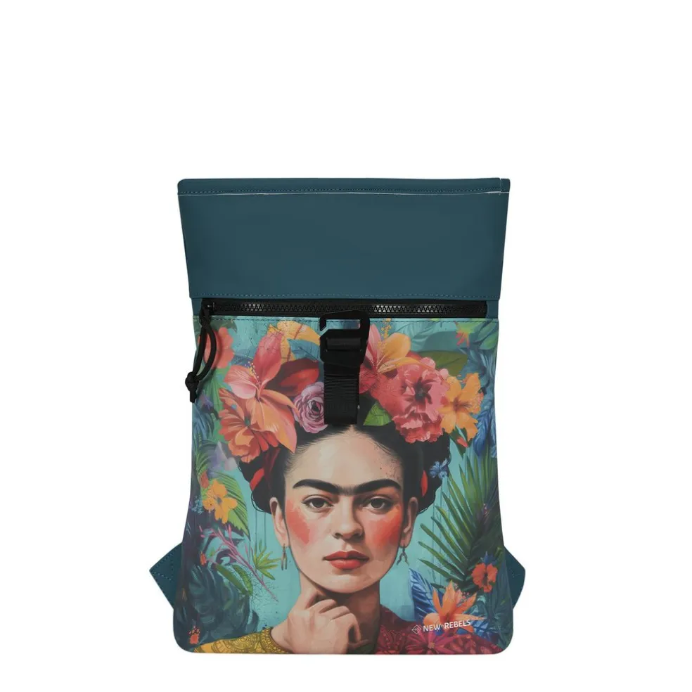New Rebels Mart Art - Los Angeles Flowerhead Rolltop Rucksack