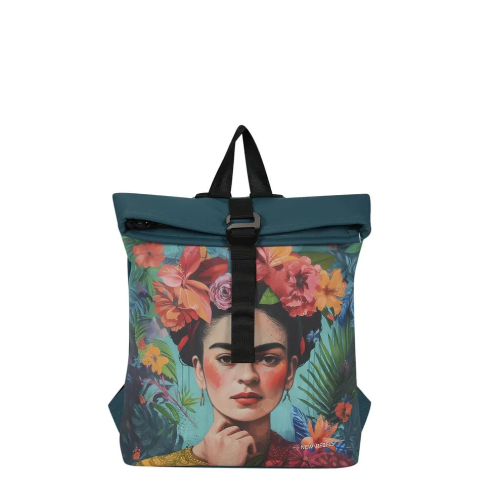 New Rebels Mart Art - Los Angeles Flowerhead Rolltop Rucksack