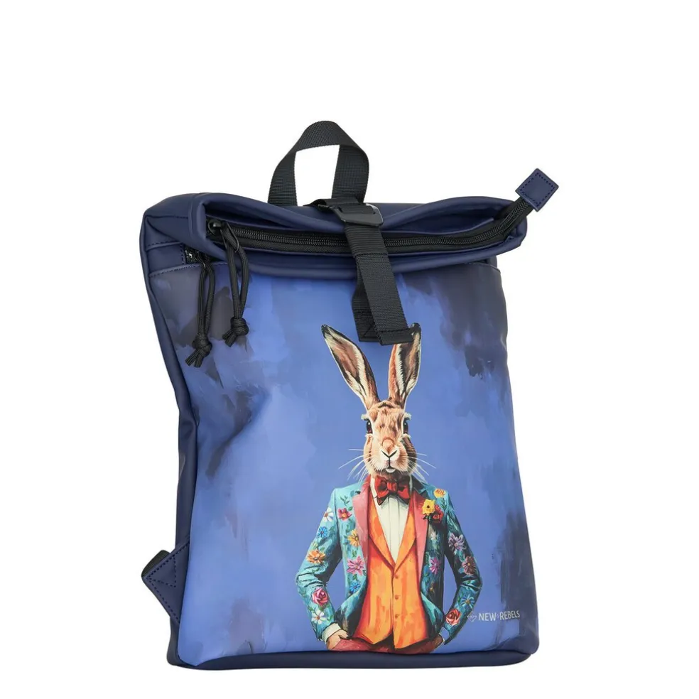 New Rebels Mart Art - Los Angeles Rabbitssuit Rolltop Backpack