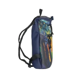 New Rebels Mart Art - Los Angeles Cafe at Night Roltop Backpack Mini