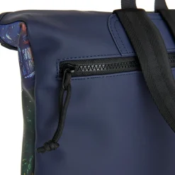 New Rebels Mart Art - Los Angeles Cafe at Night Roltop Backpack Mini
