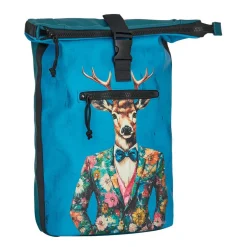 New Rebels Mart Art - New York Dressed Deer Rolltop Backpack 16L