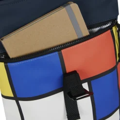 New Rebels Mart Art Los Angeles Mondrian Small 7L Rucksack Rolltop Wasserabweisend
