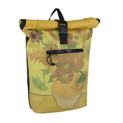 New Rebels Mart Art New York Sonnenblume 19L Rucksack Rolltop Wasserabweisend