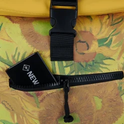 New Rebels Mart Art New York Sonnenblume 19L Rucksack Rolltop Wasserabweisend