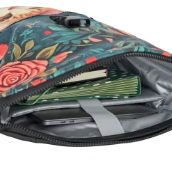 New Rebels Mart Art New York Catface 21L Rucksack Rolltop wasserabweisend Laptop 15,6“