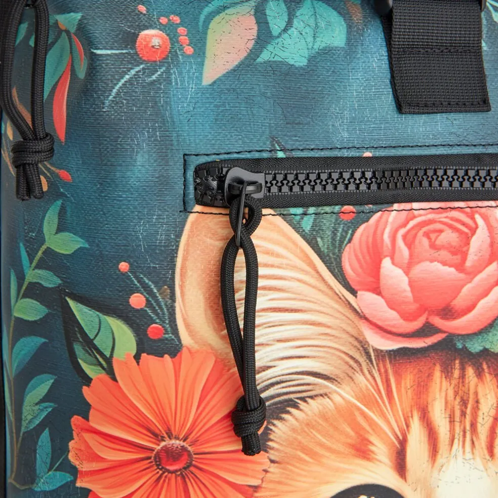 New Rebels Mart Art New York Catface 21L Rucksack Rolltop wasserabweisend Laptop 15,6“