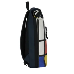 New Rebels Mart Art New York Mondrian 21L Rucksack Rolltop Wasserabweisend Laptop 15.6