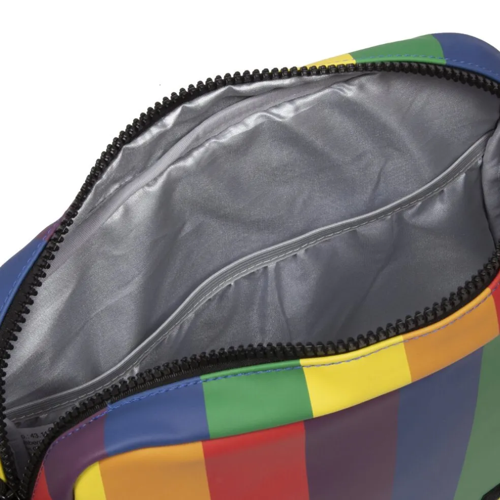New Rebels Mart Bronx Regenbogen 8L A4 Umhängetasche mit Überschlag Wasserabweisend