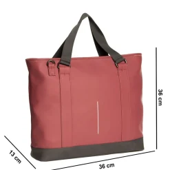 New Rebels Mart Charleston Burgundy  21L Shopper Wasserabweisend