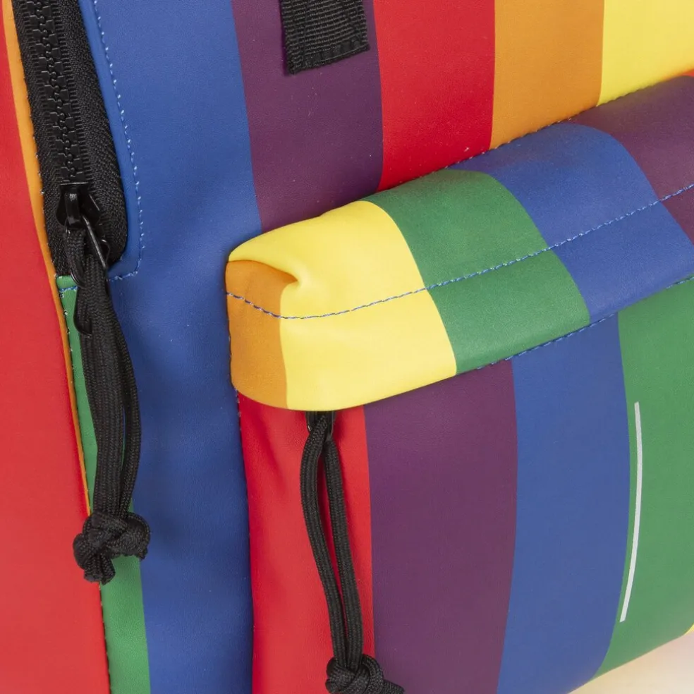 New Rebels Mart Chicago 18L Regenbogen Rucksack Wasserabweisend Laptop 13"