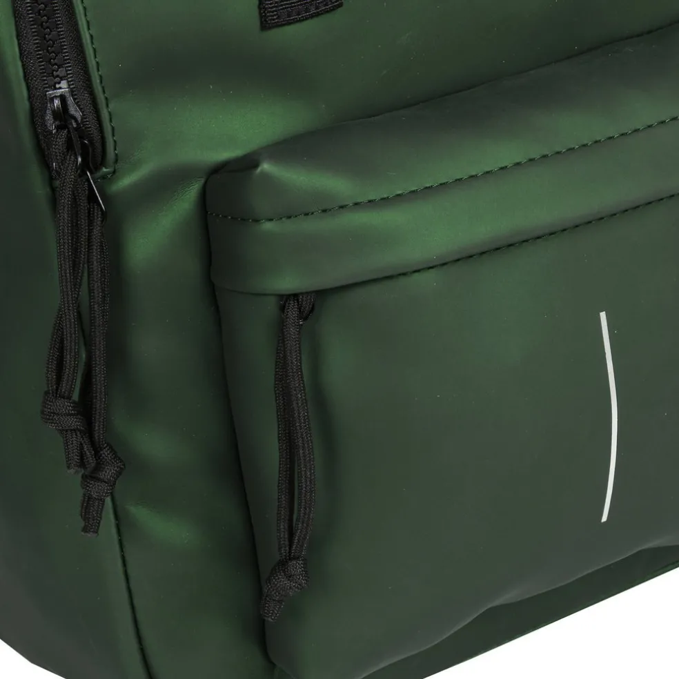 New Rebels Mart Chicago Metallic Grün 17L Rucksack Wasserabweisend Laptop 13"