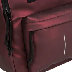 New Rebels Mart Chicago Metallic Burgundy 17L Rucksack Wasserabweisend Laptop 13