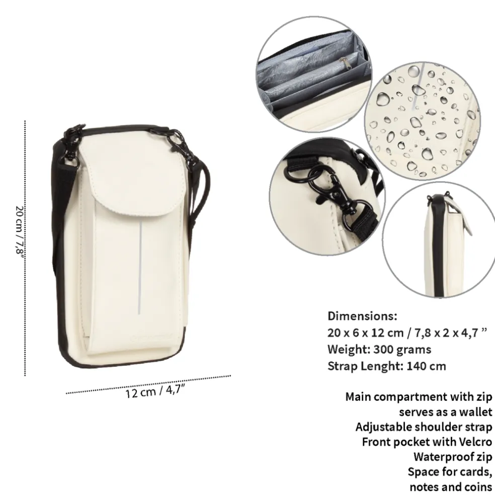 New Rebels Mart Cincinnati Weiß Handytasche Wasserabweisend