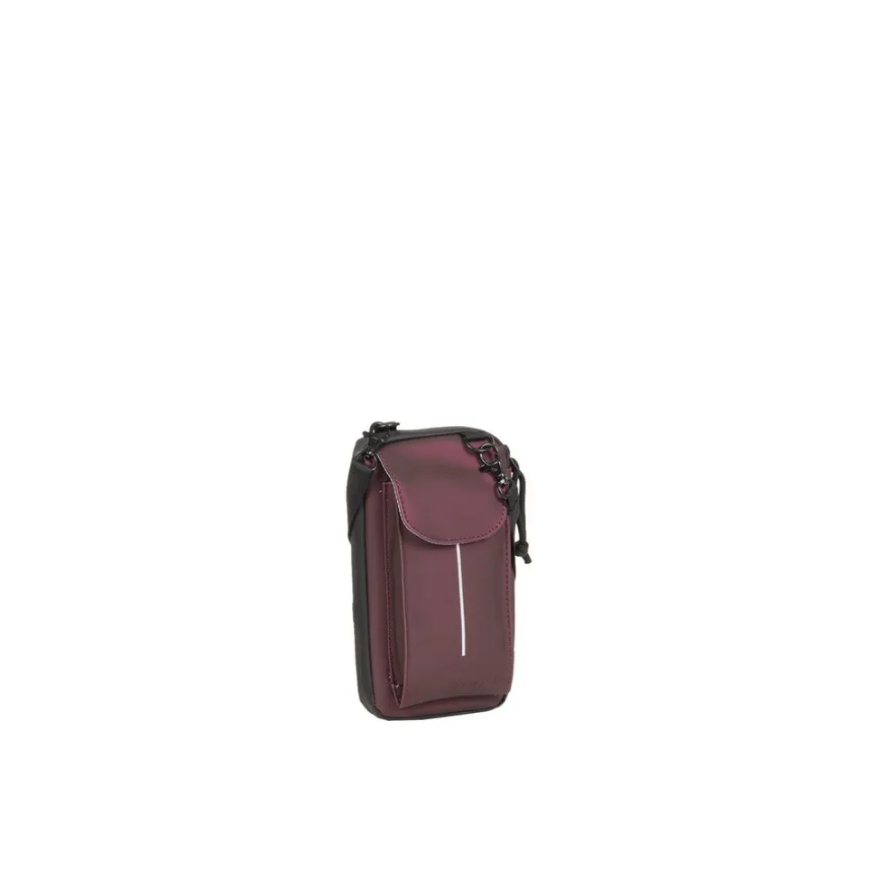 New Rebels Mart Cincinnati Metallic Burgundy Handytasche Wasserabweisend