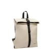 New Rebels Mart Los Angeles Beige 7L Rolltop Rucksack Wasserabweisend