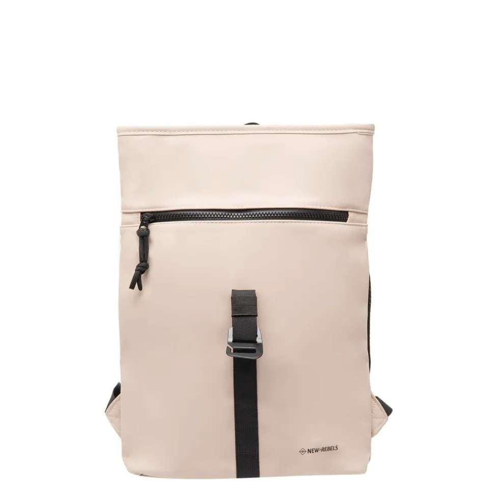 New Rebels Mart Los Angeles Soft Rosa 7L Rolltop Rucksack Wasserabweisend