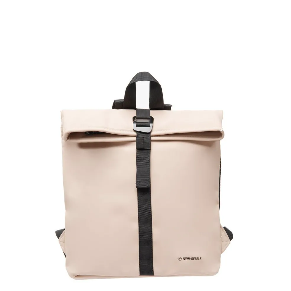 New Rebels Mart Los Angeles Soft Rosa 7L Rolltop Rucksack Wasserabweisend