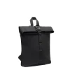 New Rebels Mart Los Angeles Schwarz 7L Rolltop Rucksack Wasserabweisend